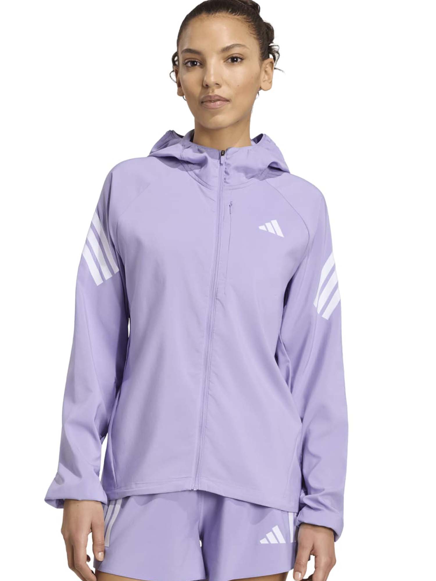 Giubbino donna Adidas adi365 Iconic viola stile sportivo